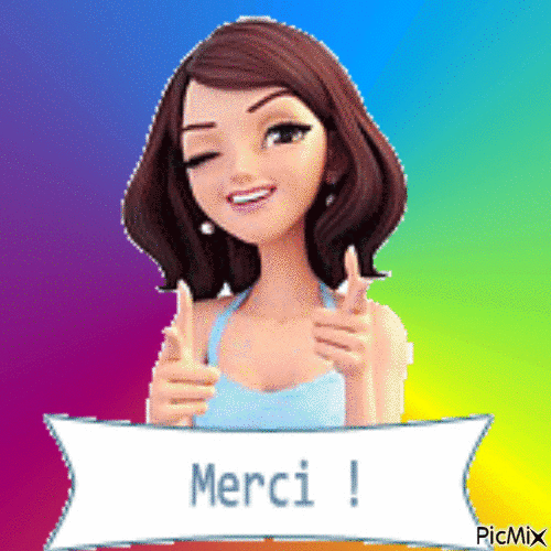 MERCI - GIF animé gratuit - PicMix