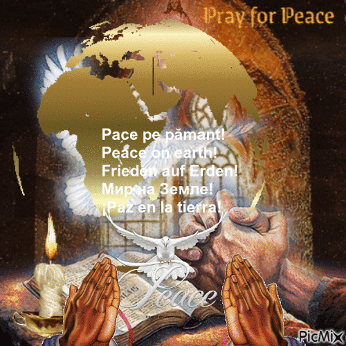 Peace on earth!v - Безплатен анимиран GIF