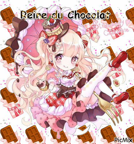 Reine du Chcolat - Бесплатный анимированный гифка