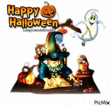 happy halloween kids - PNG gratuit
