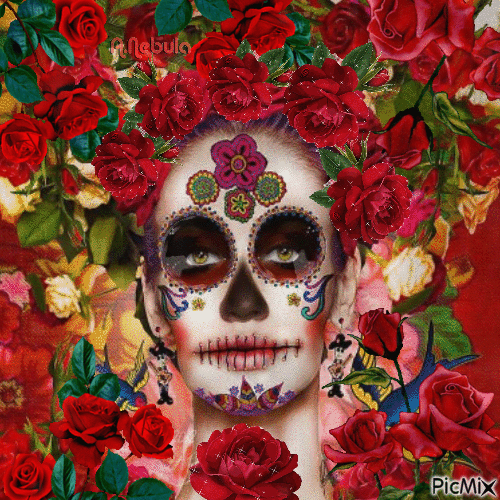 Madame Skull-contest - Gratis animeret GIF