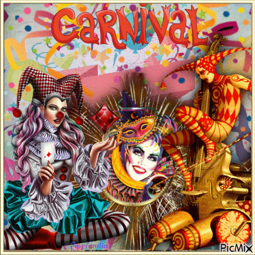 Concours : C'est le carnaval - GIF animé gratuit