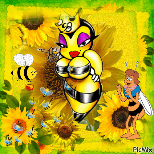 QUEEN BEE - Darmowy animowany GIF