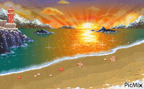 Seaside - Darmowy animowany GIF
