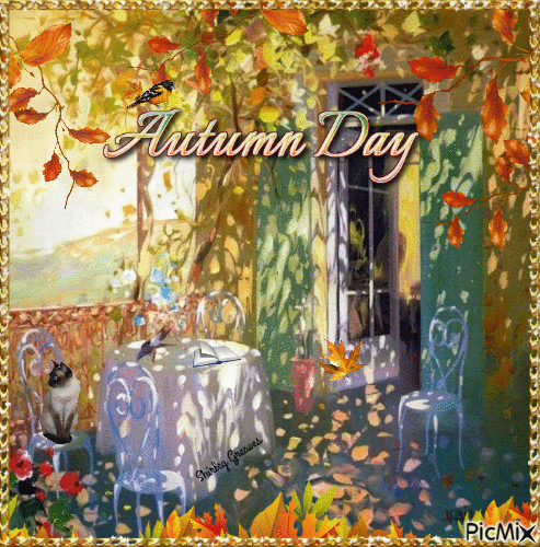 Autumn Day - Animovaný GIF zadarmo