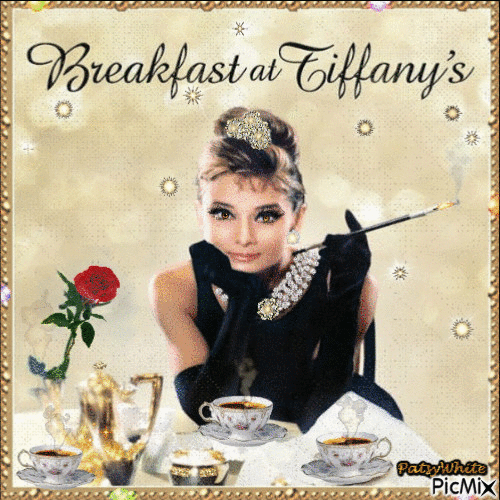 A Herburn in Breakfast at Tiffany´s - Free animated GIF