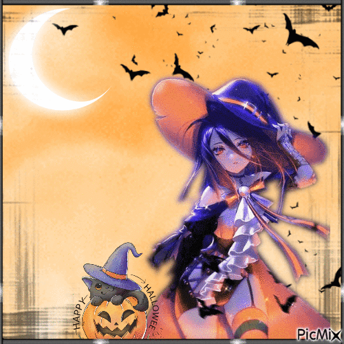 Anime Halloween - Ücretsiz animasyonlu GIF