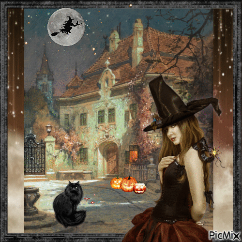 Witches' Evening - Free animated GIF
