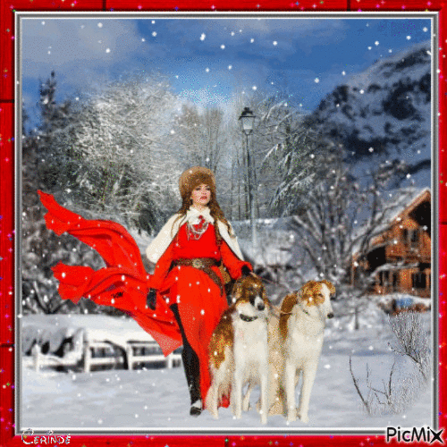 The beauty of the snow - 免费动画 GIF