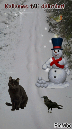 téli kép - Ingyenes animált GIF