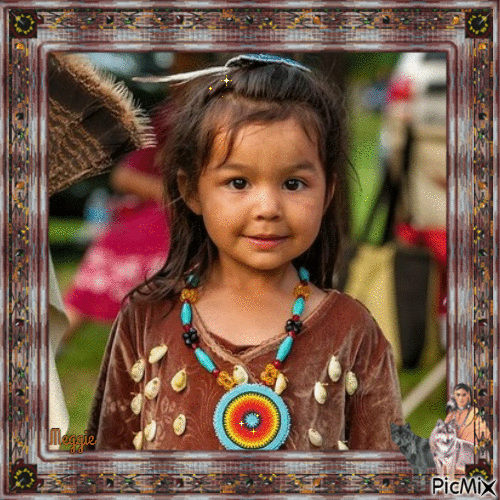 native girl - Free animated GIF