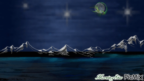 Blissful Mountains - Bezmaksas animēts GIF