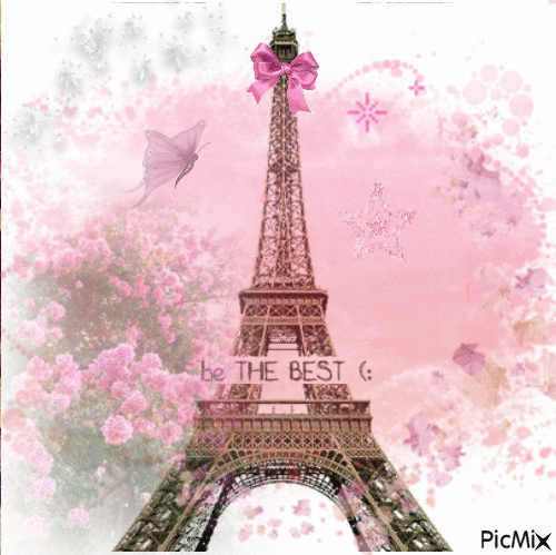 Tour eiffel Paris ! - Zdarma animovaný GIF