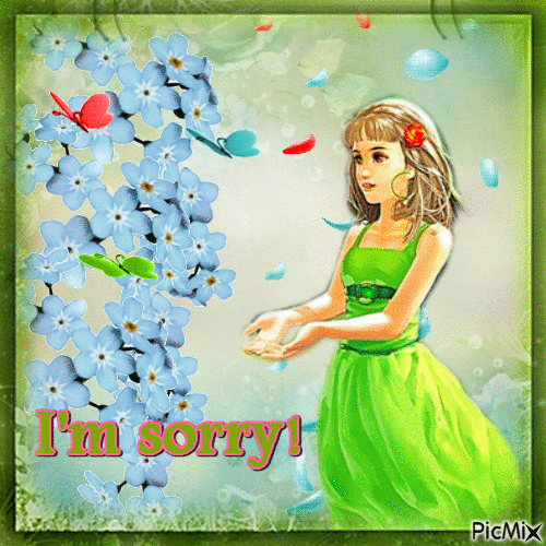 I'm sorry! - Бесплатни анимирани ГИФ
