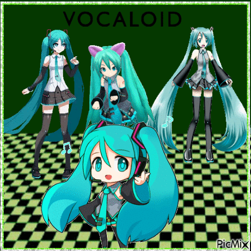 Vocaloid - Bezmaksas animēts GIF