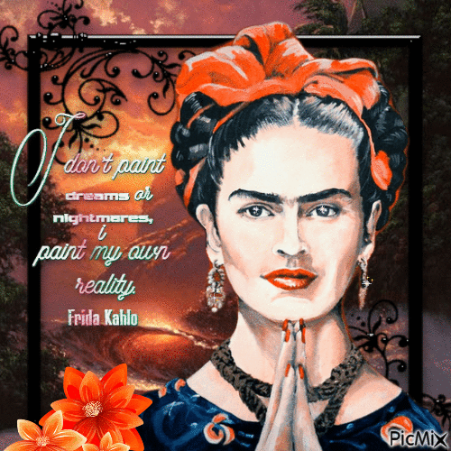 Frida Kalho - Animovaný GIF zadarmo