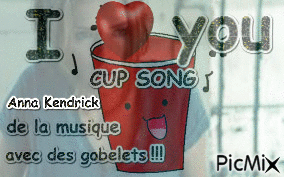 CUP SONG!!! - Gratis animerad GIF