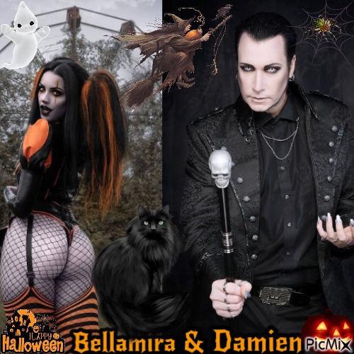 Bellamira & Damien - PNG gratuit