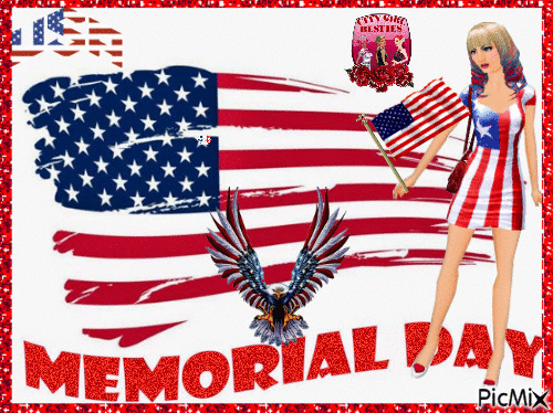 memorial day respect - Free animated GIF