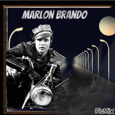 marlon brando - Бесплатный анимированный гифка