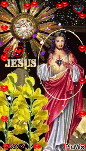 Jésus je t`aime et j`ai confiance en toi amen - Gratis animerad GIF