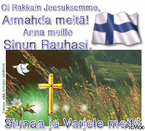 Varjelusta Suomelle! - Animovaný GIF zadarmo