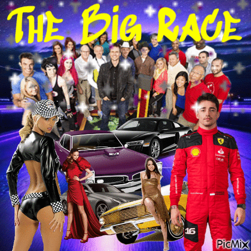 The Big Race - GIF animé gratuit