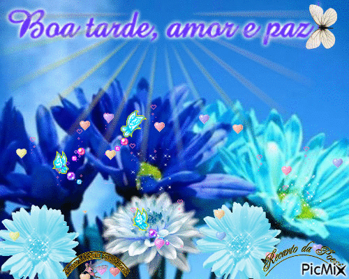 boa tarde, amor e paz - Бесплатный анимированный гифка