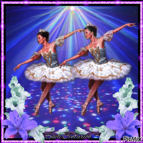 Gêmeas bailarinas - Ingyenes animált GIF