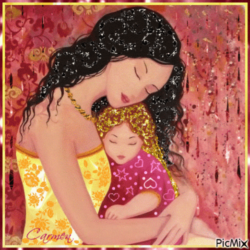 Mother and Child - Бесплатни анимирани ГИФ