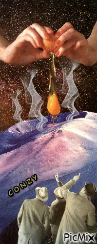 Volcán y huevo - Бесплатный анимированный гифка