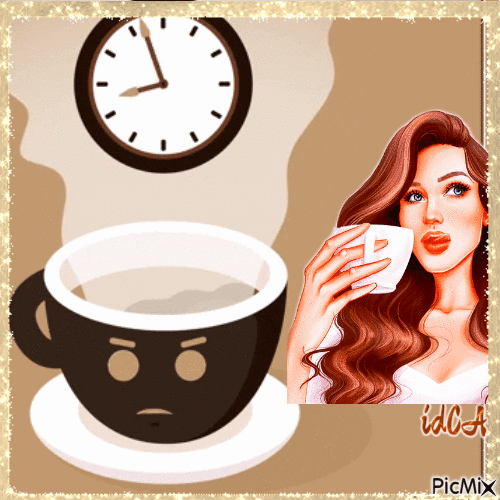 Coffee time - GIF animate gratis