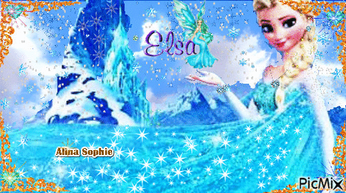 ELSA FROZEN BY ALINA SOPHIE - Free animated GIF