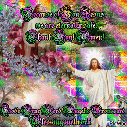 Eternally Safe with Jesus - Besplatni animirani GIF