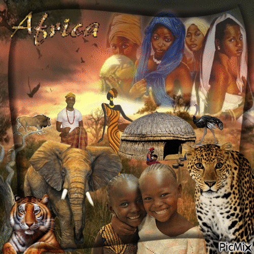 Afrika - GIF animasi gratis