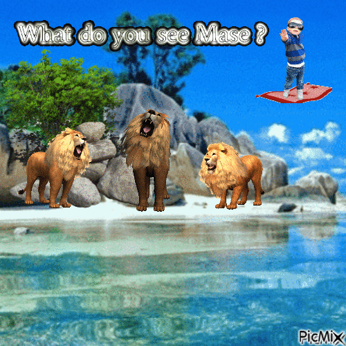 Max lions - GIF animé gratuit