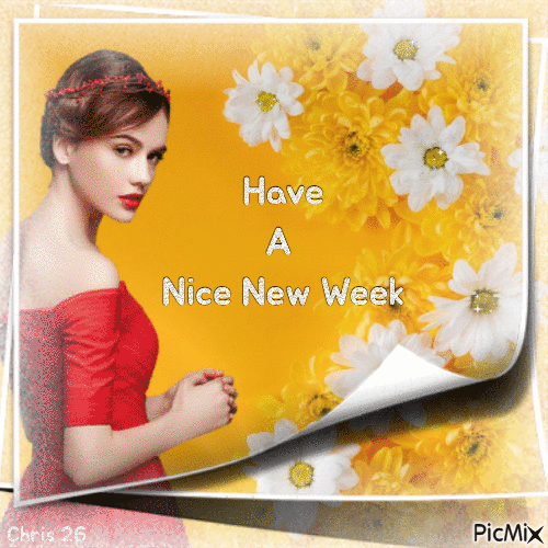 Have a nice new week - Gratis geanimeerde GIF