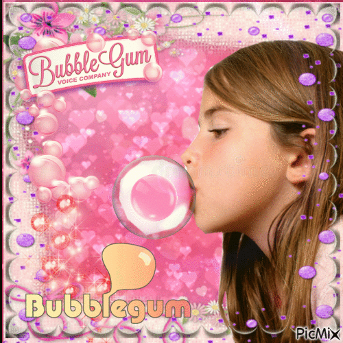 bubble gum - Free animated GIF