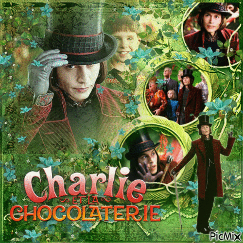 charlie and chocolate factory - Gratis animerad GIF