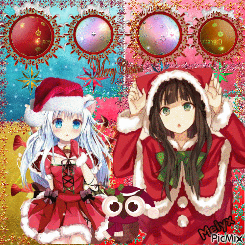 Merry sweet christmas - Бесплатни анимирани ГИФ