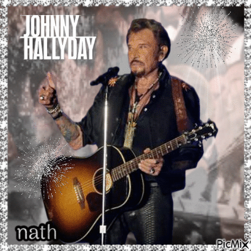 Johnny Hallyday,concours - 免费动画 GIF