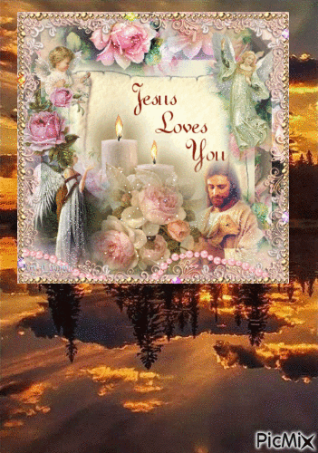 JESUS LOVES YOU - Ilmainen animoitu GIF