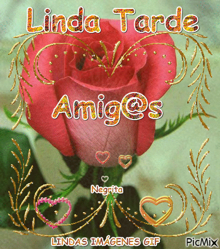 lINDA TARDE - Бесплатный анимированный гифка
