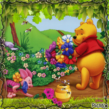 Pooh - GIF animé gratuit