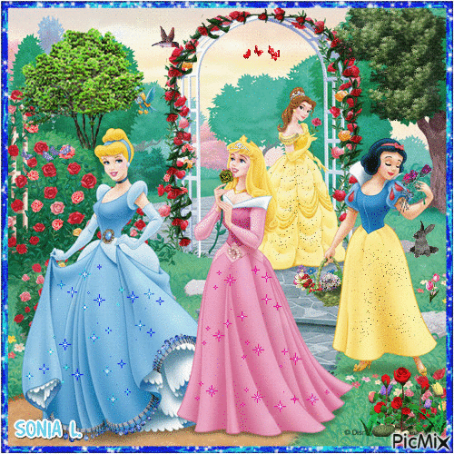 Princesses Disney - Zdarma animovaný GIF