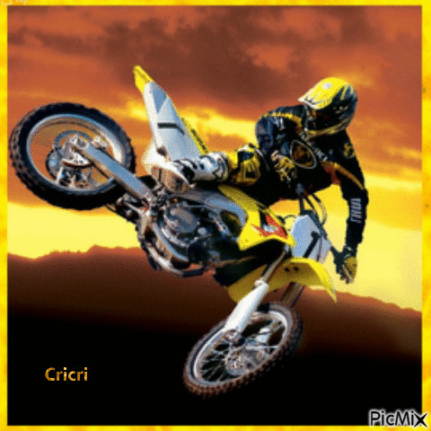 Rallye Moto - GIF animate gratis