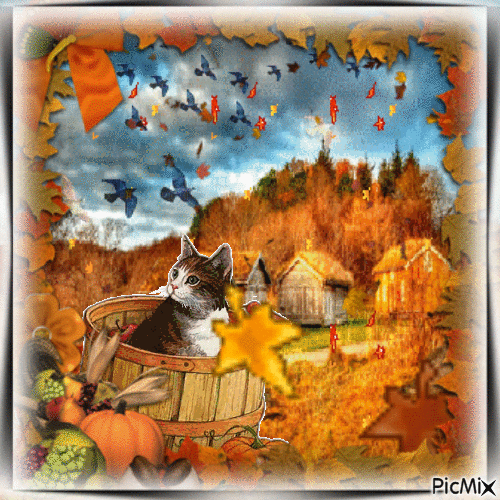 beautiful autumn - Бесплатни анимирани ГИФ
