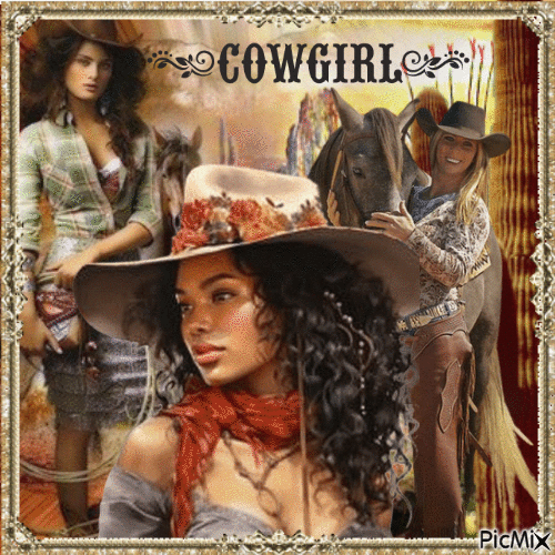 Concours : Cowgirl - GIF animado gratis