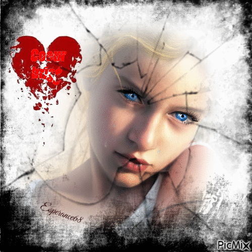 💔 Coeur brisé  de Lana 💔 - GIF animado gratis