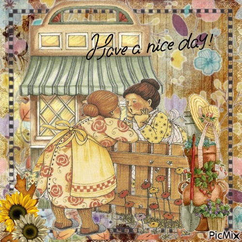 Have a nice day! - gratis png